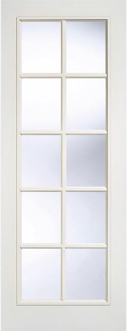 SA 10-light White Moulded Internal Door (primed)